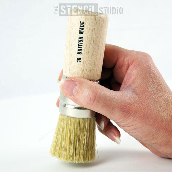 Stencil Brush - No 18 - 30mm from The Stencil Studio