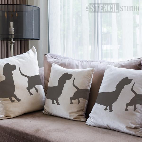 Dachshund dog stencil from The Stencil Studio Ltd - Size M