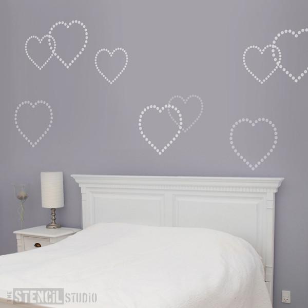 Love Hearts Stencil