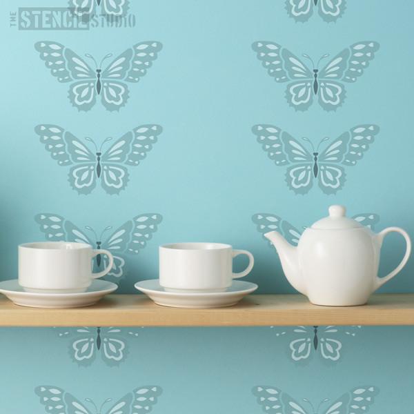 beautiful butterfly stencil from the stencil studio ltd size XS