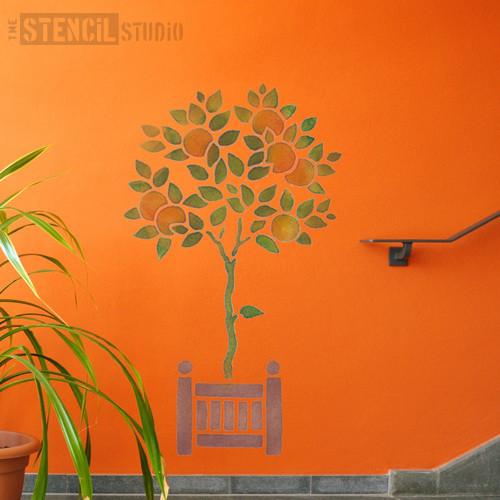Orange Tree stencil from The Stencil Studio Ltd - Size XL