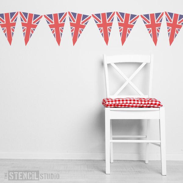 Union Jack Bunting from The Stencil Studio - Size S