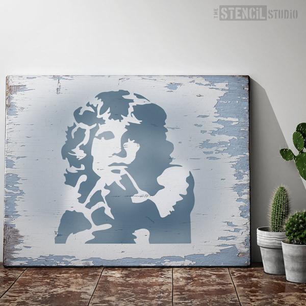 Jim Morrison stencil from The Stencil Studio Ltd - Size L