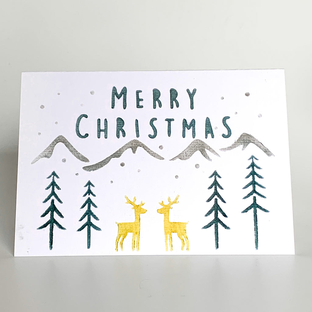 Forest Card, Tag & Wrap Christmas Stencil Set