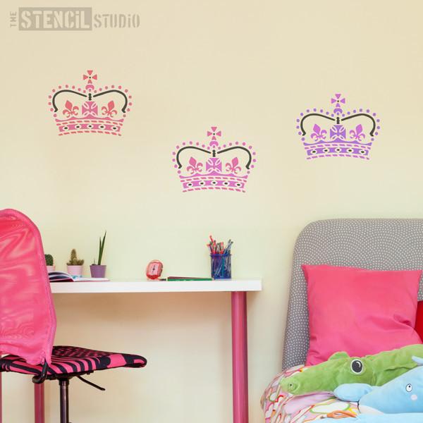 Crown stencil from The Stencil Studio Ltd - Size S