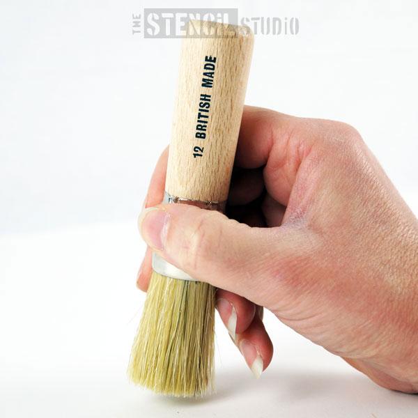 Stencil Brush - No 12 - 20mm from The Stencil Studio