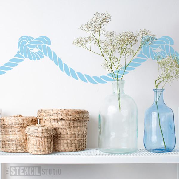 Yarmouth Rope stencil from The Stencil Studio Ltd - Size S