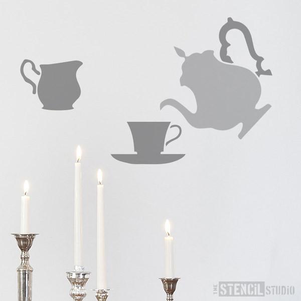 Teatime stencil from The Stencil Studio Ltd - Size S