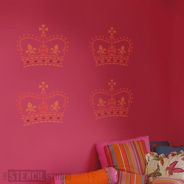 Crown stencil from The Stencil Studio Ltd - Size M