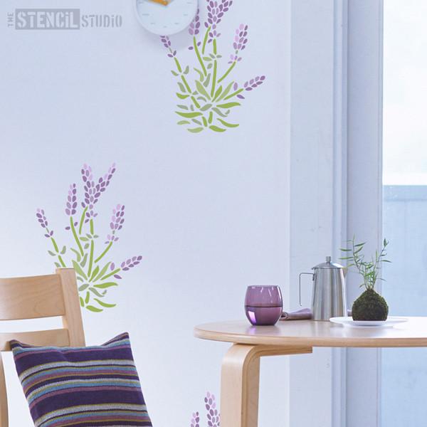 lavender flower stencils Lavender Stencil