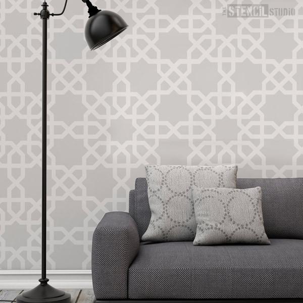 Meknes Moroccan Pattern Stencil – The Stencil Studio