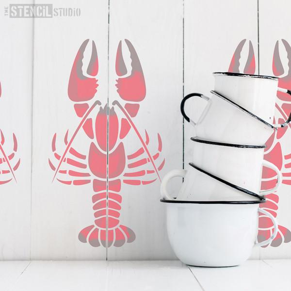 Len the Lobster stencil from The Stencil Studio Ltd - Size M