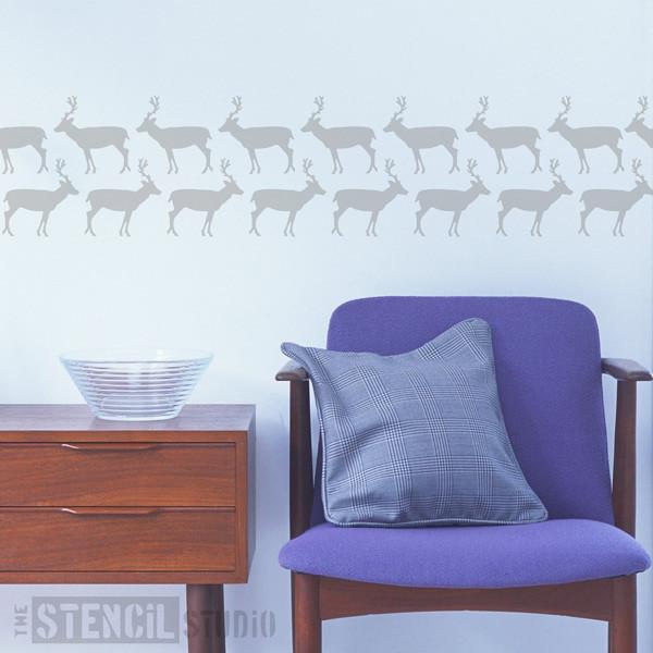 simple Deer stencil from The Stencil Studio Ltd - Size XS