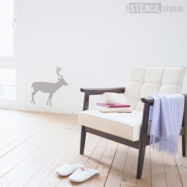 simple Deer stencil from The Stencil Studio Ltd - Size L