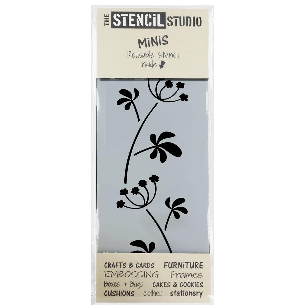 Baker Ross Aw284 Flower Stencils - Pack of 6, Floral Prints for Kids to Use in Arts and Crafts Activities, Painting and Printing Projects