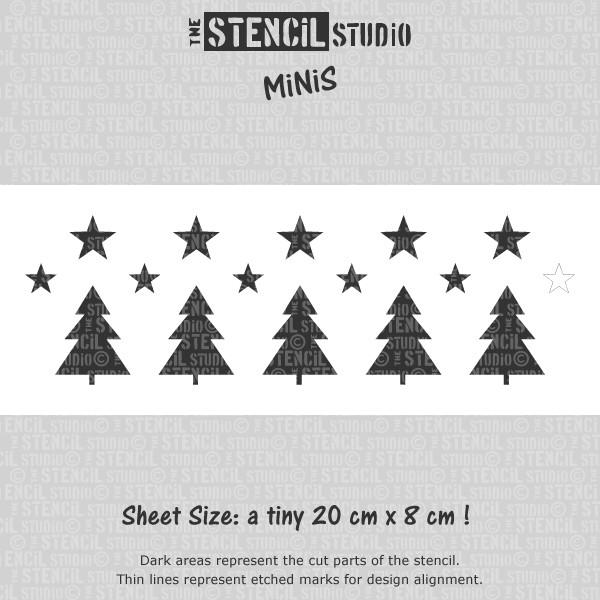 Christmas stencil for crafts