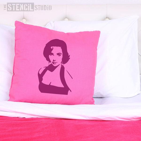 Elizabeth Taylor Stencil from The Stencil Studio Ltd - Size S