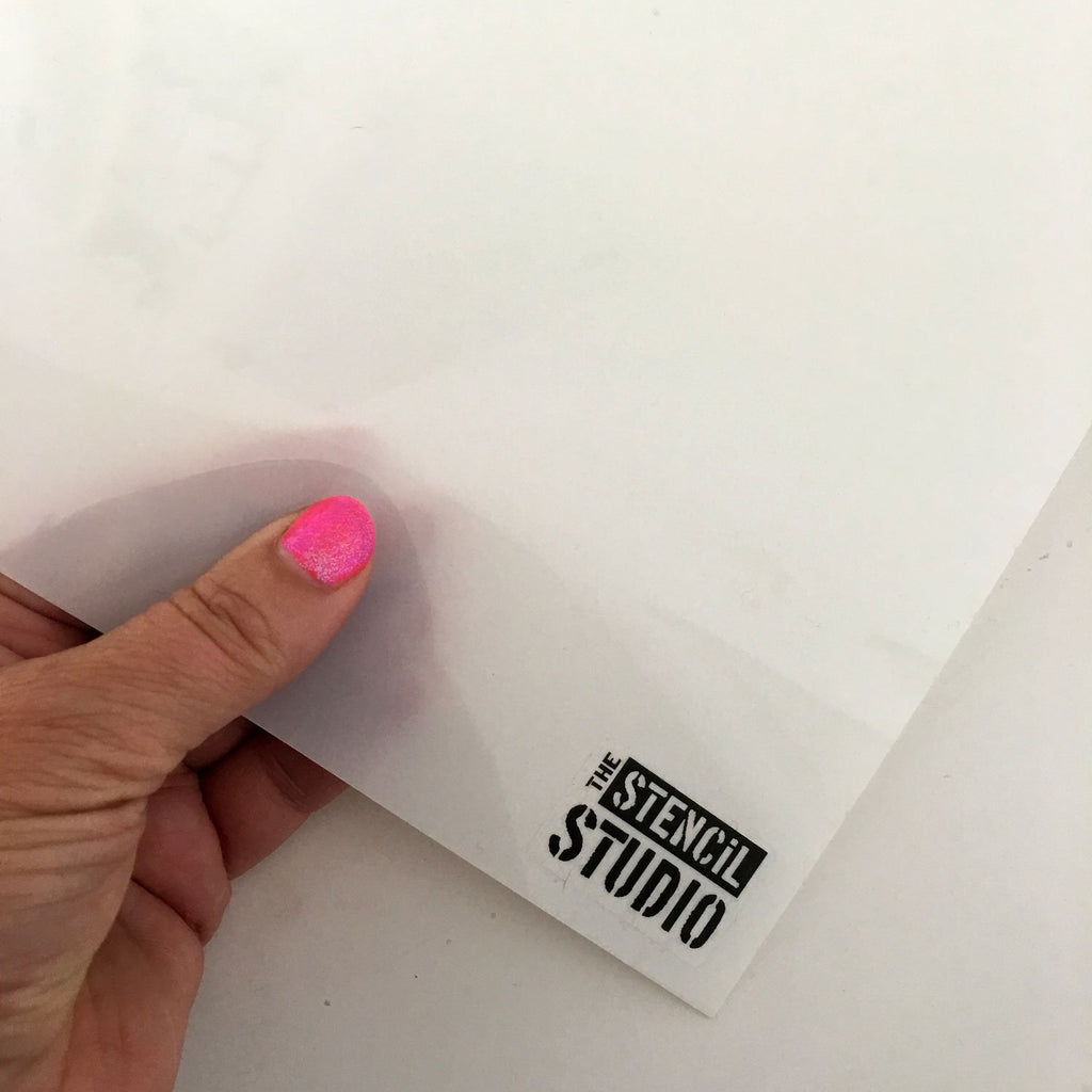 Blank Mylar Sheets A4 Sheets - Cut your own stencils. 125 micron polyester  Mylar Sheets. Blank Mylar sheets available in range of sizes – The Stencil  Studio