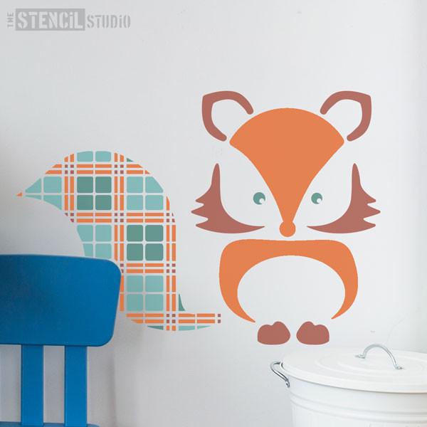 Fergus Fox stencil from The Stencil Studio Ltd - Size XL