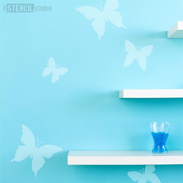 beatrix butterflies stencil from the stencil studio ltd size M