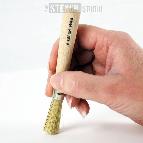 Stencil Brush - No 4 - 6mm from The Stencil Studio