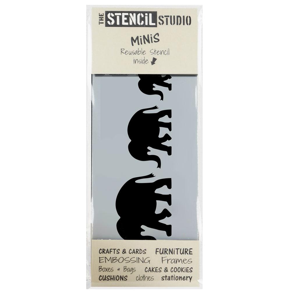 Elephants stencil MiNi from The Stencil Studio