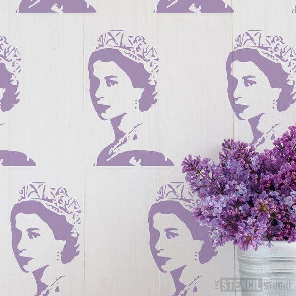 Young Queen stencil from The Stencil Studio Ltd - Size XS